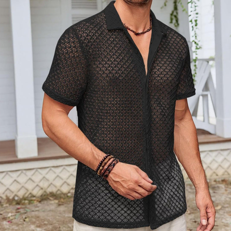 Short Sleeve Beach Shirt